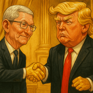 The Gilded Handshake: Decoding Tim Cook’s High-Stakes Deal with Donald Trump