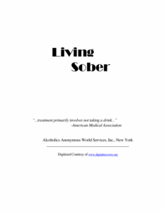 Living Sober – Quote 9